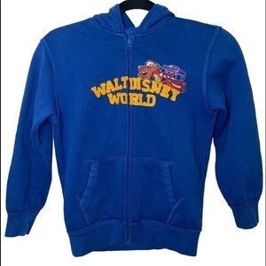 Disney Walt Disney World Cars themed full-zip hoodie Lightning McQueen Jacket